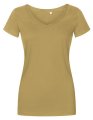 Dames T-shirt Promodoro V-Neck Olive